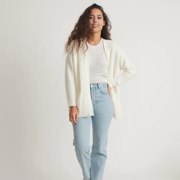 Marine Layer Sweaters - Marine Layer Catalina Cardigan in Milk